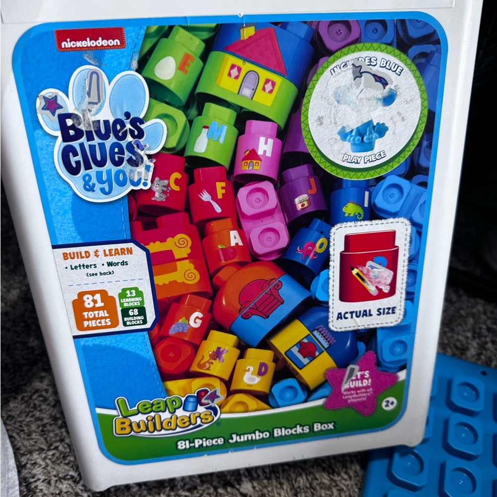 Blues clues jumbo blocks